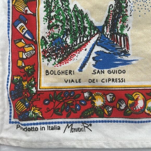 Toscana Etruria Italy Dish Towel Souvenir Decorative Kitchen Linen MonveniR - Picture 8 of 12